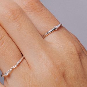 Anillo Celine de Plata 925 Talla 8