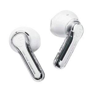 SoundPEATS Clear Pods Auriculares Bluetooth con Sonido Hi-Fi, 40 Horas