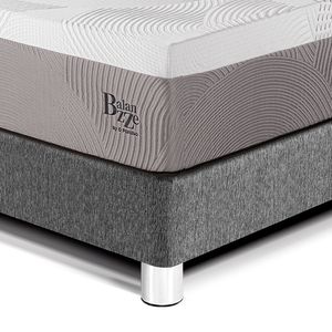 Dormitorio Royal Balanzze Queen Cabecera Blocks Gris