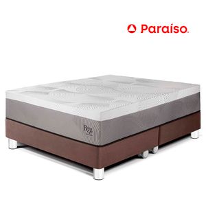 Cama Balanzze Queen Choco Bipanel