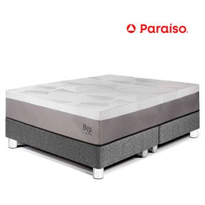 Cama Balanzze Queen Gris Bipanel