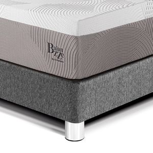 Cama Balanzze Queen Gris Bipanel