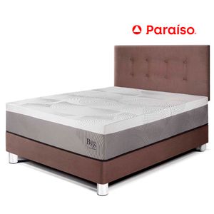 Dormitorio Balanzze 1.5 Plazas Choco Bipanel
