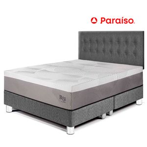 Dormitorio Balanzze King Gris Bipanel