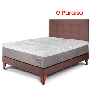 Dormitorio Europeo Balanzze 1.5 Plazas Choco Bipanel