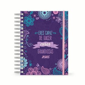 Agenda Semanal 2025 Feliz Impresión - Grandiosa