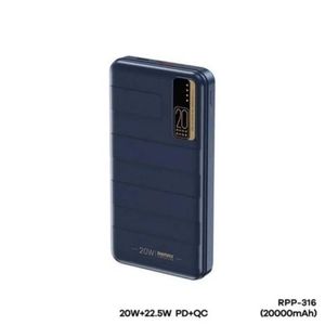 Remax Rpp-316 Power Bank 20000 Mah Carga Rapida 22.5W