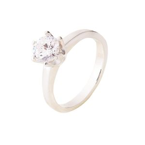 Anillo de Compromiso de Plata 925 Talla 6