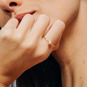 Anillo Emma Bañado en Oro 24K Talla 6