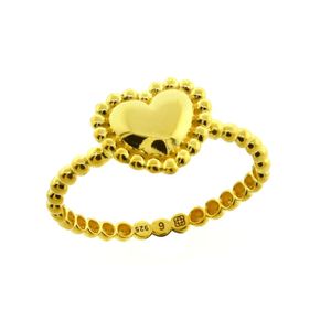 Anillo Bubble Heart Bañado en Oro 24K Talla 6