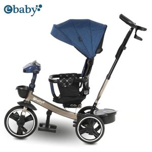 TRICICLO GUIADOR »SANTORINI DELUXE» USB Blue