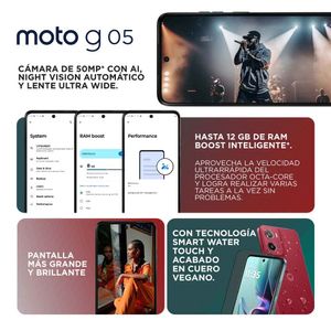 Smartphone MOTOROLA G05 6.7" 4GB 128GB 50MP Verde