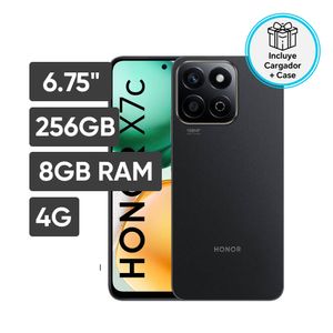 Smartphone HONOR X7C 6.75" 8GB 256GB 108MP+2MP Negro