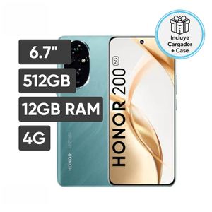 Smartphone HONOR 200 6.7" 12GB 512GB 50MP+50MP+12MP Verde