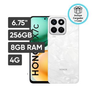 Smartphone HONOR X7C 6.75" 8GB 256GB 108MP+2MP Blanco