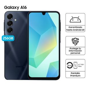 Smartphone SAMSUNG Galaxy A16 6.7" 8GB 256GB 50MP + 5MP + 2MP Negro