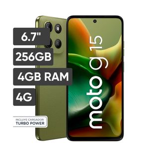 Smartphone MOTOROLA G15 6.7" 4GB 256GB 50MP Verde