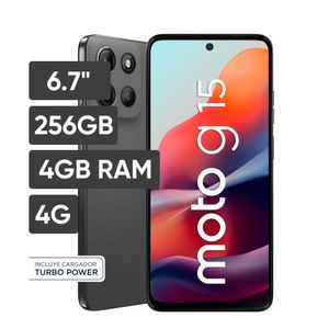 Smartphone MOTOROLA G15 6.7" 4GB 256GB 50MP Gris