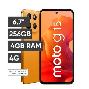 Smartphone MOTOROLA G15 6.7" 4GB 256GB 50MP Naranja