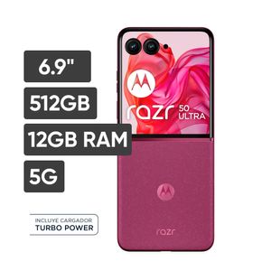 Smartphone MOTOROLA Razr 50 Ultra 6.9" 12GB 512GB 50MP Rosa
