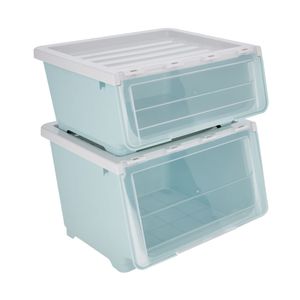Caja Plástica Apilable 43x33x30,5 cm