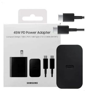 Cargador de pared Samsung 45W Cable C 1.8m para S25 Ultra