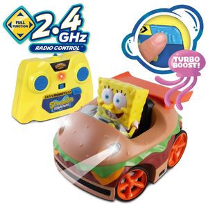 Carro a Control Bob Esponja Cangrebuger con Turbo Boost