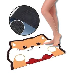 Alfombra Absorbente de Baño Animales Gato Anaranjado  473GANR04