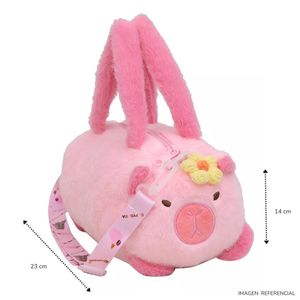 Bolso cartera Capibara Panda Kawaii niños y niñas Rosa