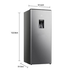 Refrigeradora INDURAMA 177 L Con DISP De Agua Plateado RI-289D + Hervidor OSTER Blanco