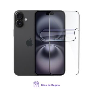 Apple Iphone 16 Plus 128Gb ESIM Black con Mica Hidrogel