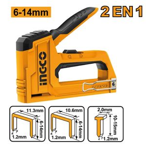 Engrapadora Clavadora 2 en 1 Ingco HSG1406