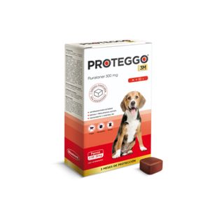 Antipulgas para Perros Proteggo 3M de 10 a 20 Kg x 1 Tableta FLF