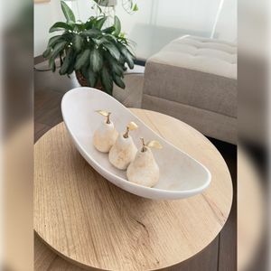 Centro de Mesa Peras Decor 40x17x12 cm