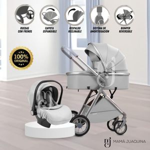 Coche Moisés de Lujo KIDILO Clouis Edición Limitada Gris