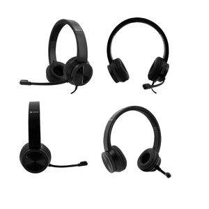 Audifonos TEROS TE-8037N HEADSET USB Negro