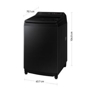 Lavadora Samsung Digital Inverter WA17CG6441BVPE Ecobubble 17 Kg Negro Caviar