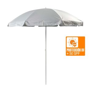 Sombrilla de playa Blanca 200cm Protección UV FP50+ Orange
