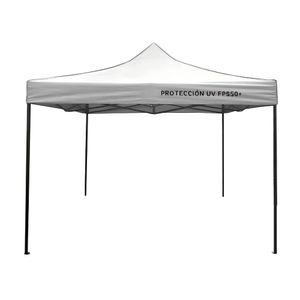 Toldo Desplegable Protección UV FPS50+ 300x300cm Blanco Orange