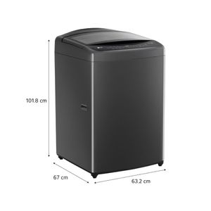Lavadora LG WT17BV6T AI DD Carga Superior 17kg Negro