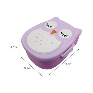 Taper Hermético Buho 900ml Morado Back to School Orange