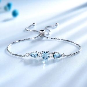 Pulsera Topazio con Brillo Celestial - Plata 925