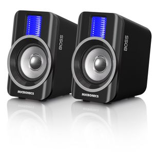 Boss Black MIC S302 Parlante 2.0 USB 3" Micronics