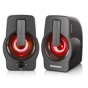 Neon MIC S307 Parlante 2.0 RGB LED 2" Micronics