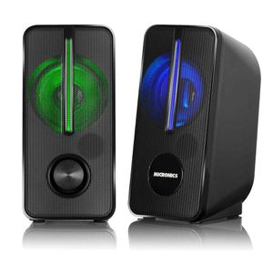 Sparko MIC S300 Parlante 2.0 RGB LED 2.5" Micronics