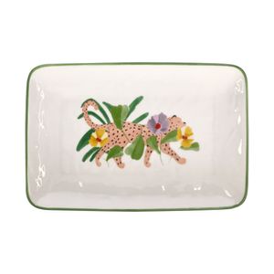 Plato Rectangular Porcelana Colección 20x13x1,6 cm