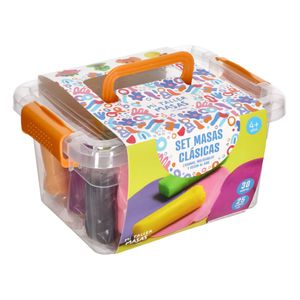 Set Maleta con 30 Masas de Colores