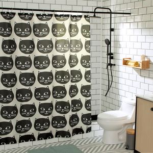 Cortina de Baño Poliéster Estampado 180 x 180 cm