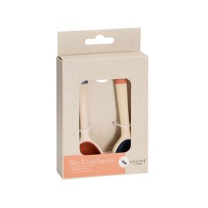 Set 2 Cucharas de Porcelana para Cóctel