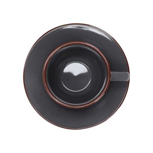 Taza Té Cerámica con Plato Rústico 240 ml